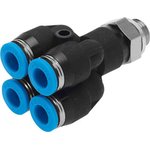 QSQ-G1/8-6, QSQ Series Double Y Threaded-to Tube Adaptor ...