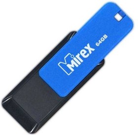 13600-FMUCIB64, Флеш накопитель 64GB Mirex City, USB 2.0, Синий