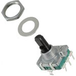 PEC16 Series Incremental Encoder, 24 ppr, Quadrature Signal, Solid Type, 6mm Shaft