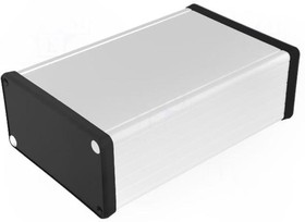 Фото 1/5 Die-cast aluminum enclosure, (L x W x H) 160 x 103 x 103 mm, natural, IP54, 1455N1602