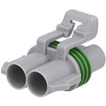 12147067, Connector: automotive; Ducon 6.3; plug; female; PIN:2; for cable