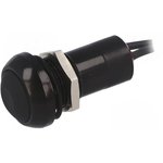 IPR1FAD2, Pushbutton Switch ON-OFF 1NO Cable Mount Black