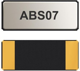 ABS07L-32.768KHZ-T, Кристалл, 32.768 кГц, SMD, 3.2мм x 1.5мм, 12.5 пФ, 20 млн-, ABS07L Series
