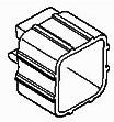 Фото 1/2 174260-7, Connector Accessories Lock Plate Straight Polybutylene Terephthalate Yellow Automotive Bag