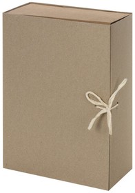 Фото 1/10 Короб архивный STAFF, А4 (240х330 мм), 100 мм, 2 завязки, переплетный картон, до 900 листов, 111956