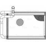 LRh 0819, Радиатор отоп. для а/м Hyundai H-1 (07-)/Grand Starex (07-)