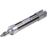 CDJ2B16-100Z-B, Pneumatic Piston Rod Cylinder - 16mm Bore, 100mm Stroke ...