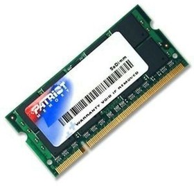 Модуль памяти Patriot SO-DIMM DDR2 2Gb 800MHz Patriot PSD22G8002S RTL PC2-6400 CL6 SO-DIMM 200-pin 1.8В