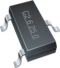 Фото 1/4 CDSOT23-T05LC-Q, Dual-Element Bi-Directional TVS Diode, 3-Pin SOT-23