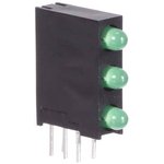 WP934SA/3GD, LED Circuit Board Indicators Green Green Diffused 568nm 20mcd