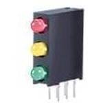 WP934SA/LILYLGD, LED Circuit Board Indicators 3mm 617/588/568nm LED INDICATOR