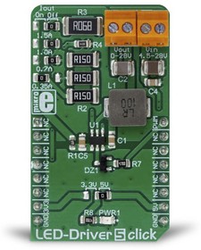 Фото 1/7 MIKROE-3297, LED Driver 5 Click Development Board