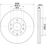 92180803, Диск тормозной MAZDA CX7 (09-) передний вентилируемый 1шт (min 2шт.) TEXTAR