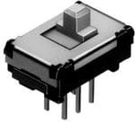 Фото 1/2 SSSS919800, Switch Slide SP3T Top Slide 0.1A 12VDC 10000Cycles PC Pins Thru-Hole Bulk