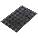 7000052035, Hemispherical PUR Self Adhesive Feet, 15.88mm diameter 19.9mm width