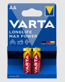 Батарейки VARTA LONGLIFE MAX POWER LR06/AA BL2 - (блистер 2шт)