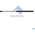 045.007-01, Амортизатор SCANIA P,G,R,T series газовый боковой крышки кабины SAMPA