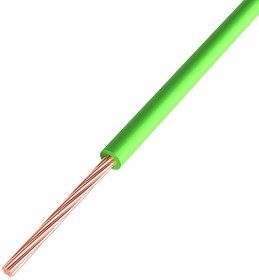 01-6503 (1м), Провод ПГВА 1х0.75 мм²,CCA, зеленый, 1 м