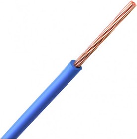 01-6505(1м), Провод ПГВА 1х0.75 мм², синий, 1м [бухта-4 М.]