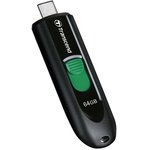 Флешка USB (Type-C) Transcend Jetflash 790С 64ГБ, USB3.0, черный [ts64gjf790c]