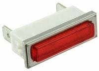 2390QD1-28V, Panel Mount Indicator Lamps RED DIFFUSED