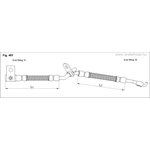 FT2227, Шланг тормозной MAZDA 6 1.8, 2.0, 2.0 DI. 2.3 08.02- FR передД.прав.