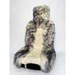 123033, Накидка на сиденье мех натуральный (овчина австралийская) бело-серая ...