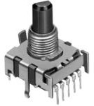 SRBV141201, Switch Rotary N.O./N.C. SP4T 4 Flatted Shaft PC Pins 0.3A 16VDC Bulk