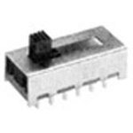 SLS250PC04, Switch Slide DP5T Top Slide 0.25A 125VAC 12VDC 10000Cycles PC Pins ...
