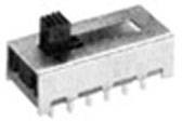 SLS250PC04, Switch Slide DP5T Top Slide 0.25A 125VAC 12VDC 10000Cycles PC Pins Thru-Hole