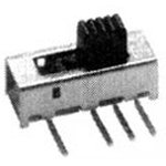 TSS11DGRA04, Slide Switch - PC Pins - R/A - Ext Slide - SPDT - On None On - ...