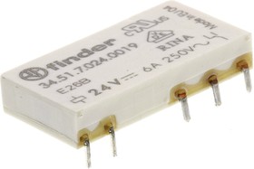 34.51.7.024.0019,General Purpose Relay, 34 Series, SPDT, 24 VDC, 6 A