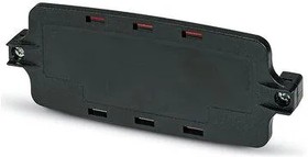 Фото 1/2 2230008, (ECS-P-122X169-S-UV1-B) Передняя панель серии ECS, пустая, резьбовая фиксация. Степень защиты IP66/67/69 при комбинировании с соотв