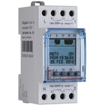 4 126 54, Digital DIN Rail Time Switch 230 V ac, 1-Channel
