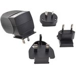 EMMA050200-P5P-IC, Wall Mount AC Adapters ac-dc, 5 Vdc, 2 A, SW, multi-blade ...