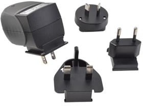 EMMA050200-P5P-IC, Wall Mount AC Adapters ac-dc, 5 Vdc, 2 A, SW, multi-blade, A/E/N/B blades, P5 center pos, level V, MED
