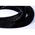 QES-125-2-01-SS100FT, Spiral Wraps, Sleeves, Tubing & Conduit Expandable Polyester Monofilament Sleeving, 2" Non-Expanded Diameter, Black Co