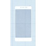 Защитное стекло "Полное покрытие" для Xiaomi Redmi 4 Prime белое