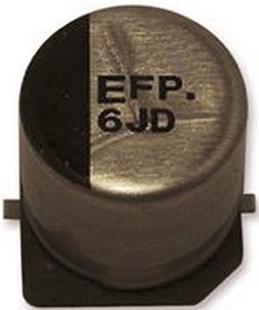 Фото 1/2 470μF Aluminium Electrolytic Capacitor 6.3V dc, Surface Mount - EEEFP0J471AP