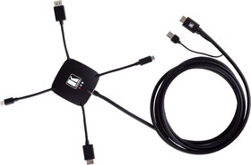 K-SPIDER, Adapter, Male DisplayPort, HDMI, USB-C to Male HDMI