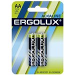 Батарейка Ergolux (AA, 2 шт)