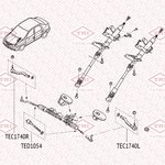 TED1054, Тяга рулевая