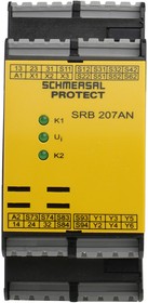 Фото 1/3 SRB207AN 24V, Light Beam/Curtain, Safety Mat/Edge, Safety Switch/Interlock Safety Relay, 24V dc, 2 Safety Contacts