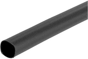 Фото 1/3 P1051 BK005, PVC Black Cable Sleeve, 7.34mm Diameter, 30m Length