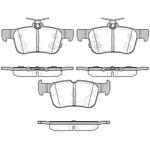 P1451312, Колодки дисковые