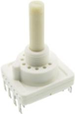 Step rotary switches, 2 pole, 6 stage, 30°, interrupting, 150 mA, 60 V, RTAP32S06M25NS