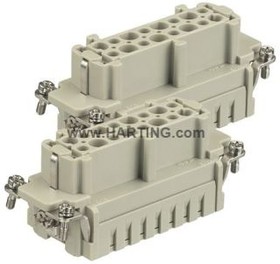 Фото 1/2 09330162726, Heavy Duty Power Connectors FEMALE INSERT 32 POLE CAGE CLAMP