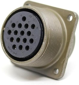 MS3102E24-5SY, Circular MIL Spec Connector ER 16C 16#16 SKT RECP BOX