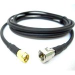 ASMA2000E058L13, ASM Series Male SMA to Male FME Coaxial Cable, 20m, LLC200A Coaxial, Terminated