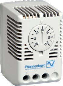 FLZ510 17105000000, FLZ Changeover Enclosure Thermostat, 230 V ac, 0 → +60 °C